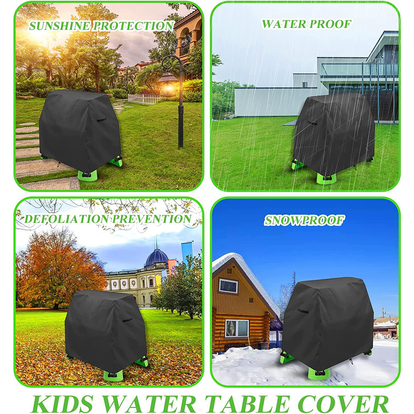Protection Bassin Enfant Housse Housse Pour Table De Jeu D'eau - Splash Pond Step 2 - Housse De Table à Eau étanche à La Poussière Et Au Sole - Pour Jouets D'extérieur