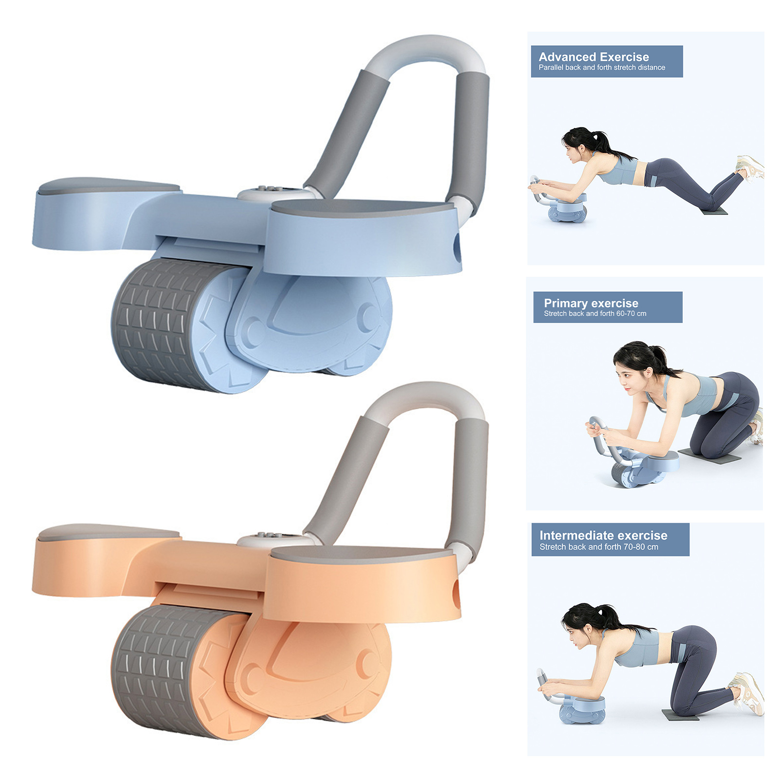 Abdo Roue abdo à rebondissement automatique 2 en 1 avec support pour ...